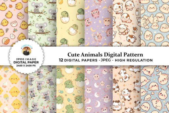 The Strategic Advantage of Cute Animals Digital Patterns in Modern Design and Craft Workflows