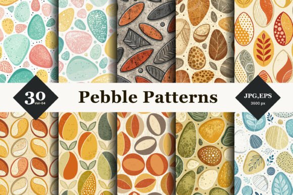 Unlocking the Potential of Pebble Seamless Patterns 04 for Professional Design Projects